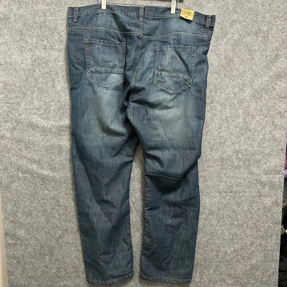 NEW PD&C Jeans Mens 46x32 Blue Milano Straight‎ Leg Denim Pants New